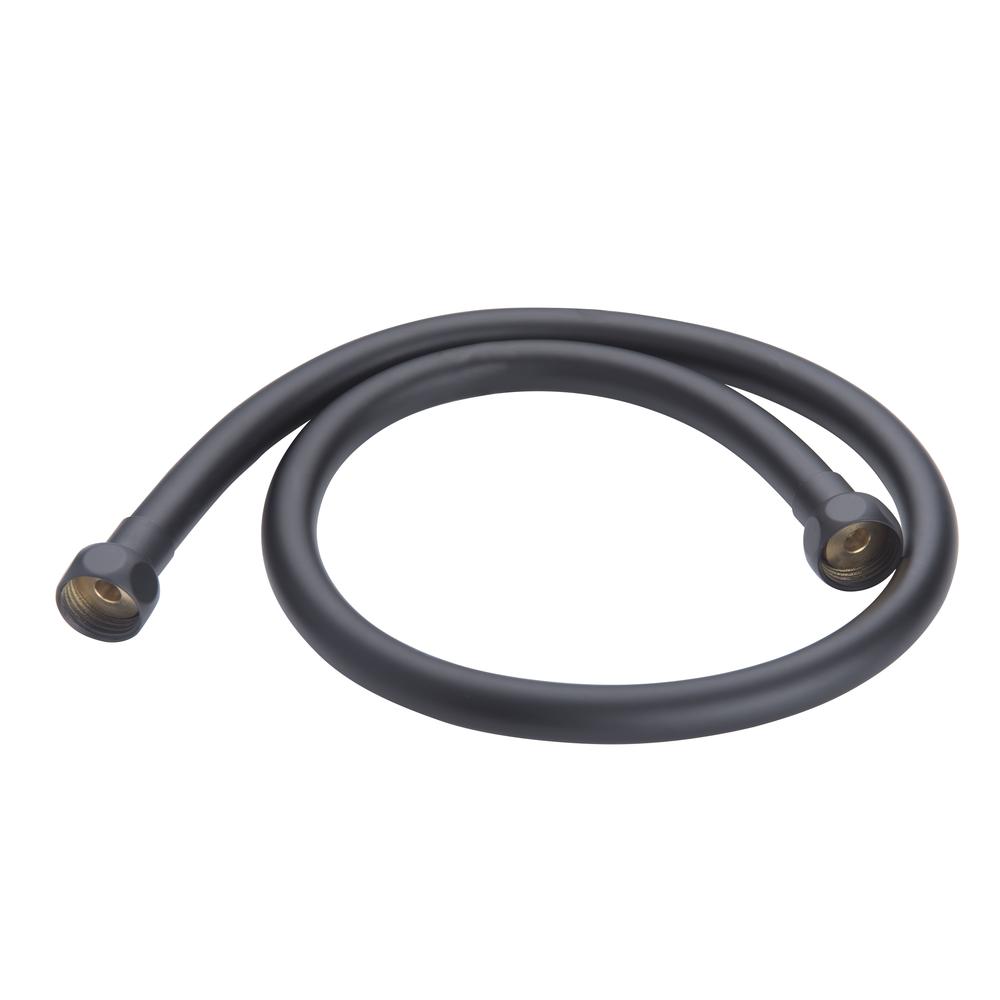 Mat Siyah Duş Spirali 75cm